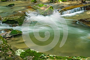 Roaring Run Creek in the Blue Ridge Mountains