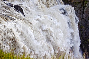 Roaring Snoqualme Falls Waterfall