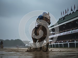 Roaring Thunder in the Preakness Stakes