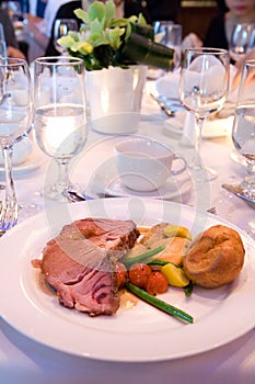 Roast Beef at Banquet photo