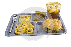 Roast beef sandwich cafeteria