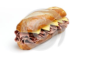 Roast Beef Sandwich with Clipping Path