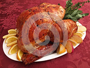 Roast Brown Thanksgiving Turkey