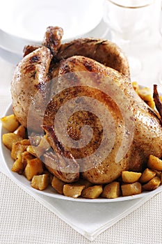 Roast chicken