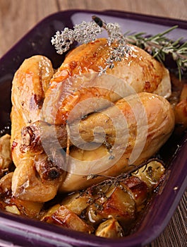 Roast chicken