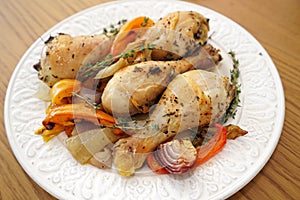 Roast chicken