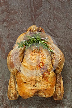 Roast Chicken with Herbs