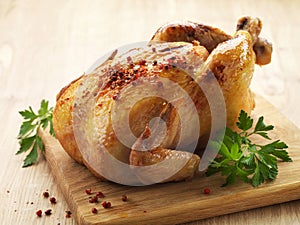 Roast chicken photo