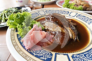 Roast duck meat