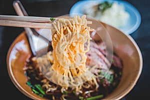 Roast duck noodle