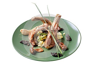 Roast lamb chops