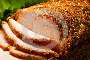 Roast pork photo