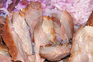 Roast pork rice