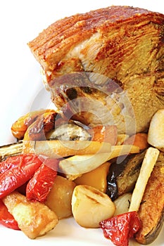 Roast Pork and Vegetables