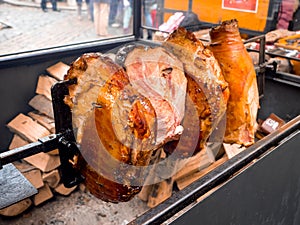 Roast smoked pork at Prague