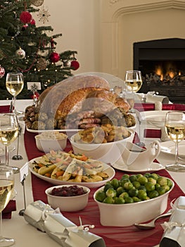 Roast Turkey Christmas Dinner