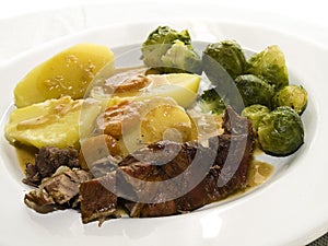 Roast veal