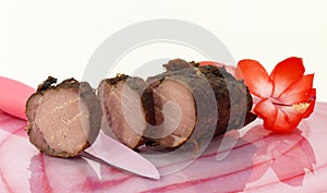 Roast wild boar