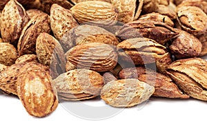 Roasted almond seed high protein healthy natural food