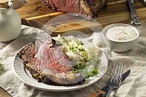 Roasted Boneless Prime Beef Rib Roast