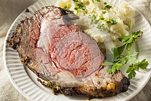 Roasted Boneless Prime Beef Rib Roast