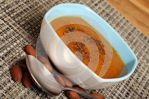 Roasted butternut squash soup