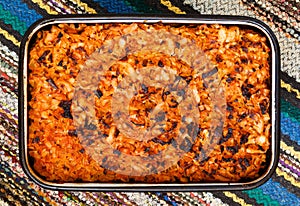 Roasted cabbage, originally from Bulgaria, just for vegetarians