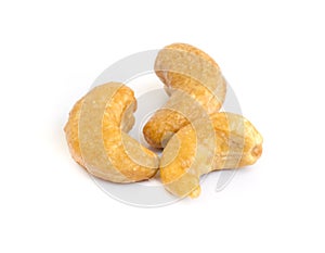 Roasted cashew nuts.