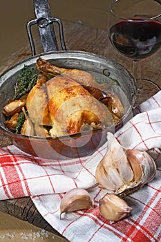 Roasted chicken