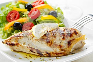 Roasted chicken breast