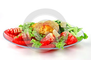 Roasted chicken drumstick