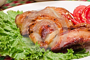 The Roasted chicken thai style