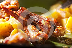 Roasted chicken wings