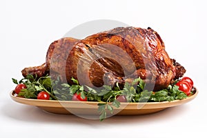 Roasted christmas turkey
