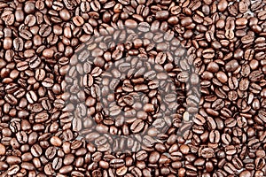 Roasted coffee beans