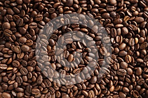 Roasted coffee beans