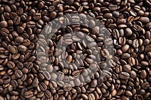 Roasted coffee beans