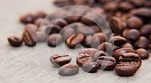 Roasted coffee beans