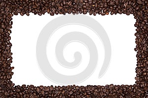 Roasted Coffee Beans Border