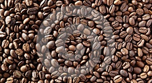 Roasted coffee beans