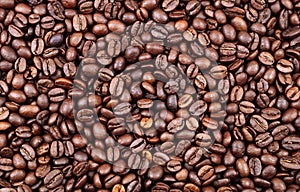Roasted coffee beans