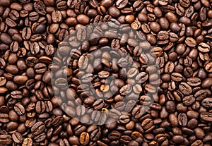 Roasted coffee beans