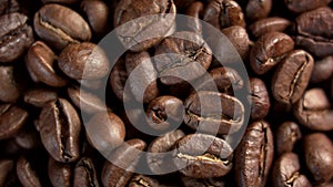 Roasted Coffee Beans, rotation.