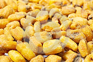 Roasted corn nuts texture