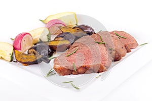 Roasted duck breast magret