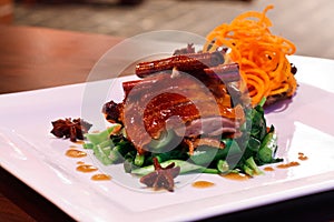 Roasted duck