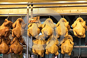 Roasted Ducks Chickens