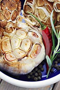 Roasted garlic