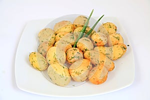 Roasted garlic potatoes