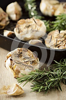 Roasted Garlic with Rosemary